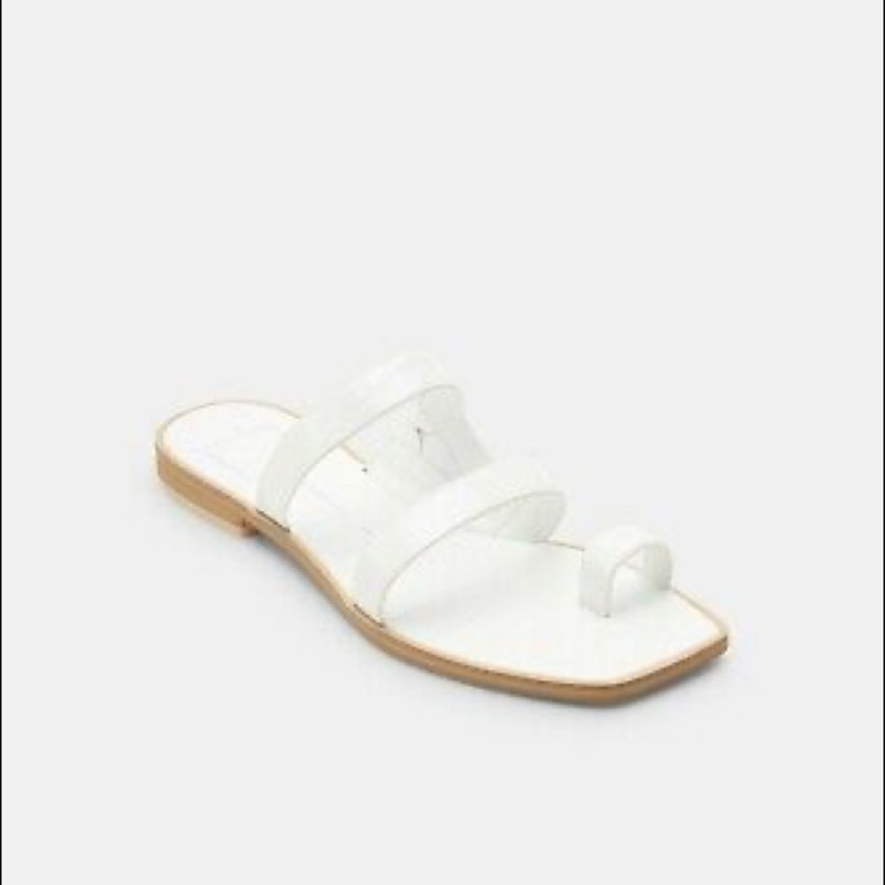 DOLCE VITA | ISALA SANDAL | WHITE CROC | 8.5